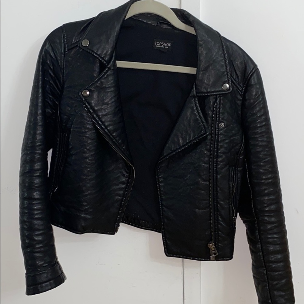 TOPSHOP leather jacket
